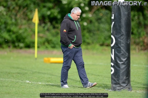 2015-05-09 Rugby Lyons Settimo Milanese U16-Rugby Varese 0056 Marcello Cuttitta